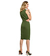 Елегантна зелена рокля Lotty-1 снимка