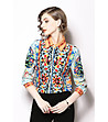 Дамска многоцветна риза с принт Iris-3 снимка