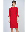 Червена елегантна рокля Larisa-2 снимка