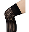 Черни дамски дълги чорапи Dorothy 40 DEN-2 снимка