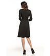 Черна рокля със 7/8 ръкави Marlita-1 снимка