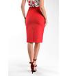 Вталена ефектна червена пола Samantha-1 снимка