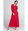 Червена дълга рокля Shania-0 снимка