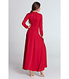 Червена дълга рокля Shania-1 снимка