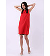 Червена рокля без ръкави Alenia-0 снимка