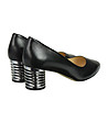 Черни дамски обувки от естествена кожа Chloe-3 снимка