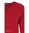 Дамски тъмночервен пуловер Sonya-2 снимка