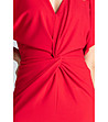 Елегантна червена рокля Aleda-3 снимка