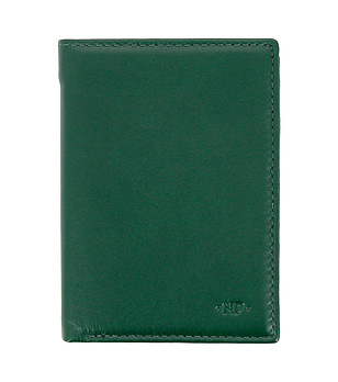 Мъжки зелен портфейл от естествена кожа Ben снимка