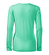 Памучна дамска блуза в цвят мента Slim-1 снимка