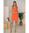 Оранжева рокля без ръкави Sina-0 снимка