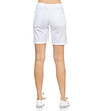 Бели дамски къси памучни панталонки Liora-1 снимка