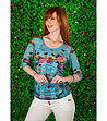 Многоцветна дамска блуза-0 снимка