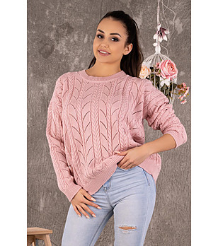 Розов дамски пуловер Marynesta снимка