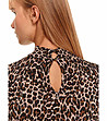 Дамска блуза с леопардов принт Maxia-4 снимка