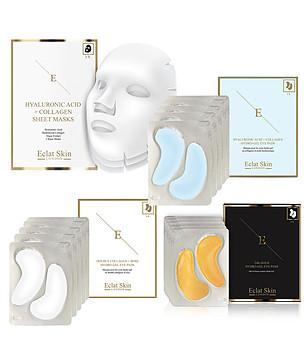 Kозметичен комплект от маски за лице и пачове за очи снимка