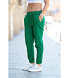 Зелен дамски панталон-2 снимка
