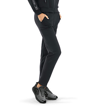 Черно памучно дамско спортно долнище снимка