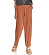 Дамски панталон в цвят мока Olimpia-1 снимка
