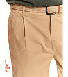 Бежов памучен мъжки къс панталон Clark-4 снимка