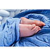 Бебешко одеяло в син цвят-1 снимка