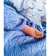 Бебешко одеяло в син цвят-2 снимка