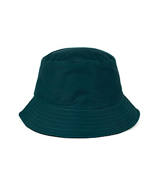 Унисекс памучна шапка в зелен нюанс Dominika снимка
