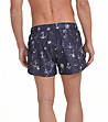 Мъжки плажни шорти в тъмносиньо с принт Timotty-2 снимка