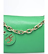 Малка зелена дамска кожена чанта Cammie-2 снимка