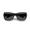 Черни слънчеви поляризирани очила за носене върху диоптри-3 снимка