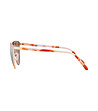 Дамски слънчеви очила в розово-златисто със сиви лещи-2 снимка