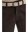 Тъмнокафяв мъжки къс панталон Bruno-2 снимка