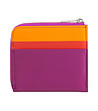 Цикламен малък кожен портфейл с многоцветни прегради Lombok-2 снимка