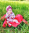 Бебешко пухкаво одеяло в розов нюанс-3 снимка