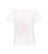 Дамска памучна тениска в бяло Letta-4 снимка
