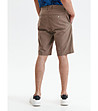 Кафяви мъжки памучни къси панталони Lark-1 снимка