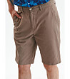 Кафяви мъжки памучни къси панталони Lark-2 снимка
