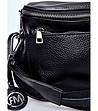 Малка дамска чанта за рамо в черно Rikita-3 снимка