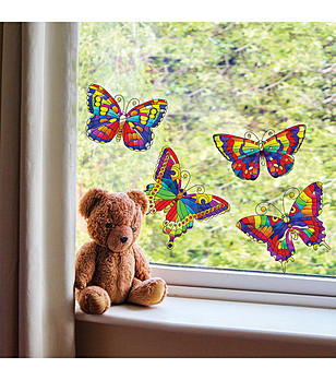Декоративен електростатичен стикер Butterflies снимка