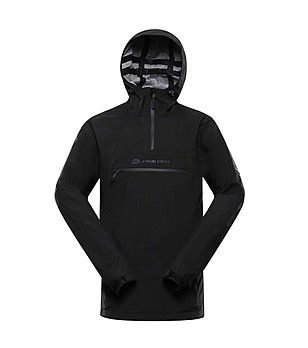 Черно мъжко яке Gibb с водонепромокаема мембрана PTX снимка