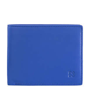Мъжки син портфейл с цветни джобове Conrad снимка