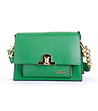 Зелена дамска кожена чанта Abena-1 снимка