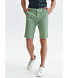 Светлозелени мъжки памучни къси панталони Sandro-0 снимка
