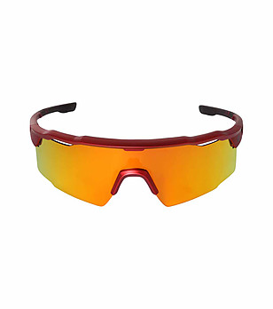 Unisex спортни слънчеви очила с червена рамка Gaude снимка