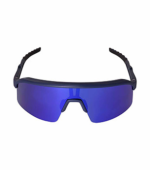Unisex слънчеви очила с черни рамки и сини лещи Performance Sofere снимка