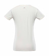 Бяла памучна дамска тениска Emira-1 снимка