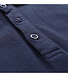 Тъмносиня мъжка памучна блуза Bevioc-4 снимка