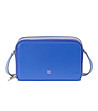 Дамска чанта Inas с контрастни детайли в синьо-0 снимка