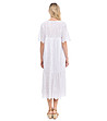 Бяла рокля от английска дантела Volena-1 снимка