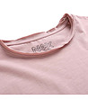 Мъжка памучна тениска в розов нюанс Saif-3 снимка